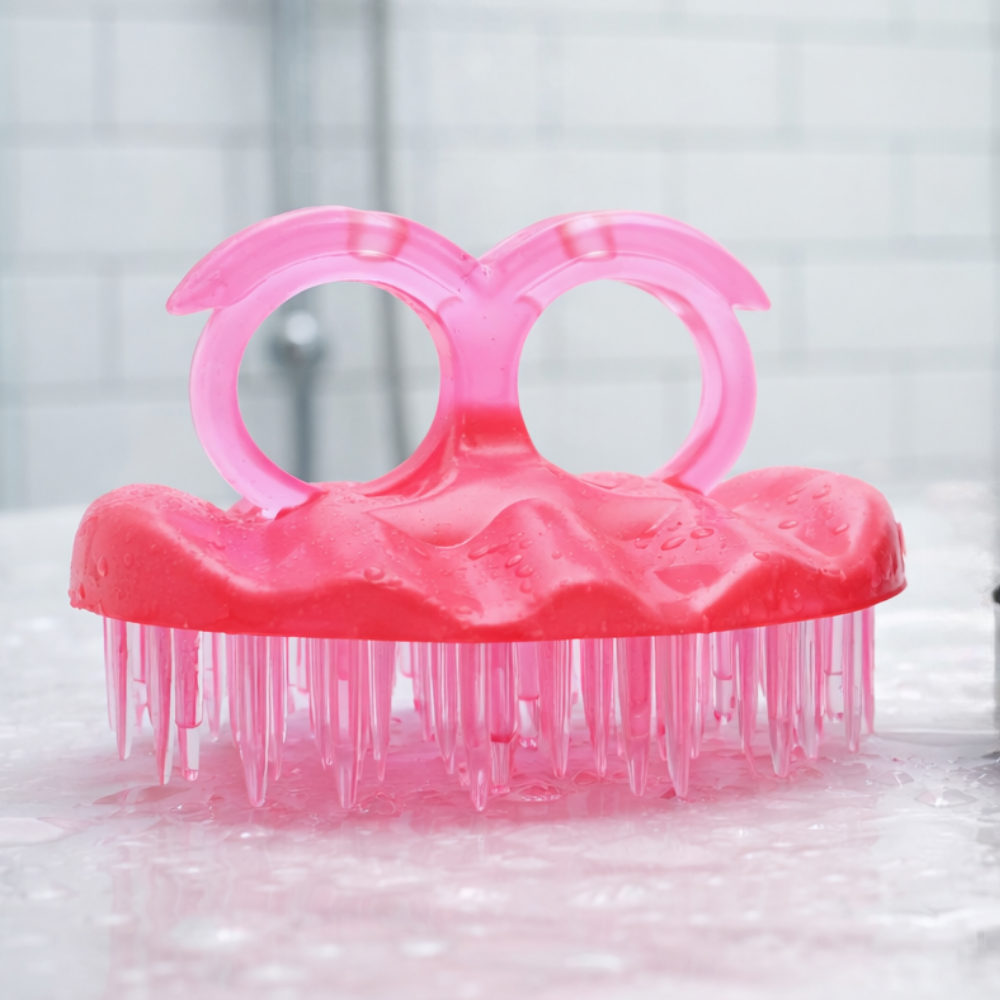 ヘッドブラシ ピンク